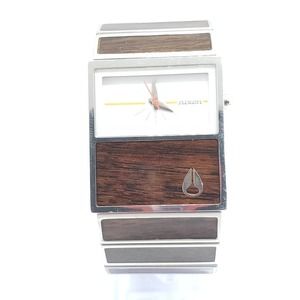 Nixon, Max and Relax, The Chalet Men's watch. Wood design on face. Working watch